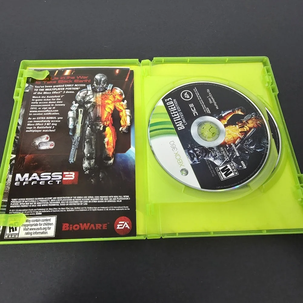 Electronic Arts Battlefield 3 Limited Edition Xbox 360 CIB 2-Disc Set